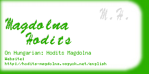 magdolna hodits business card
